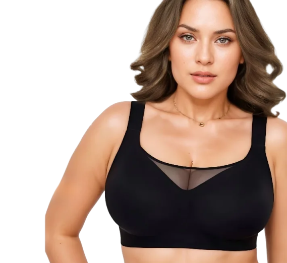 Full Coverage Bra - Plus Size Bras Wireless Minimizer Anti