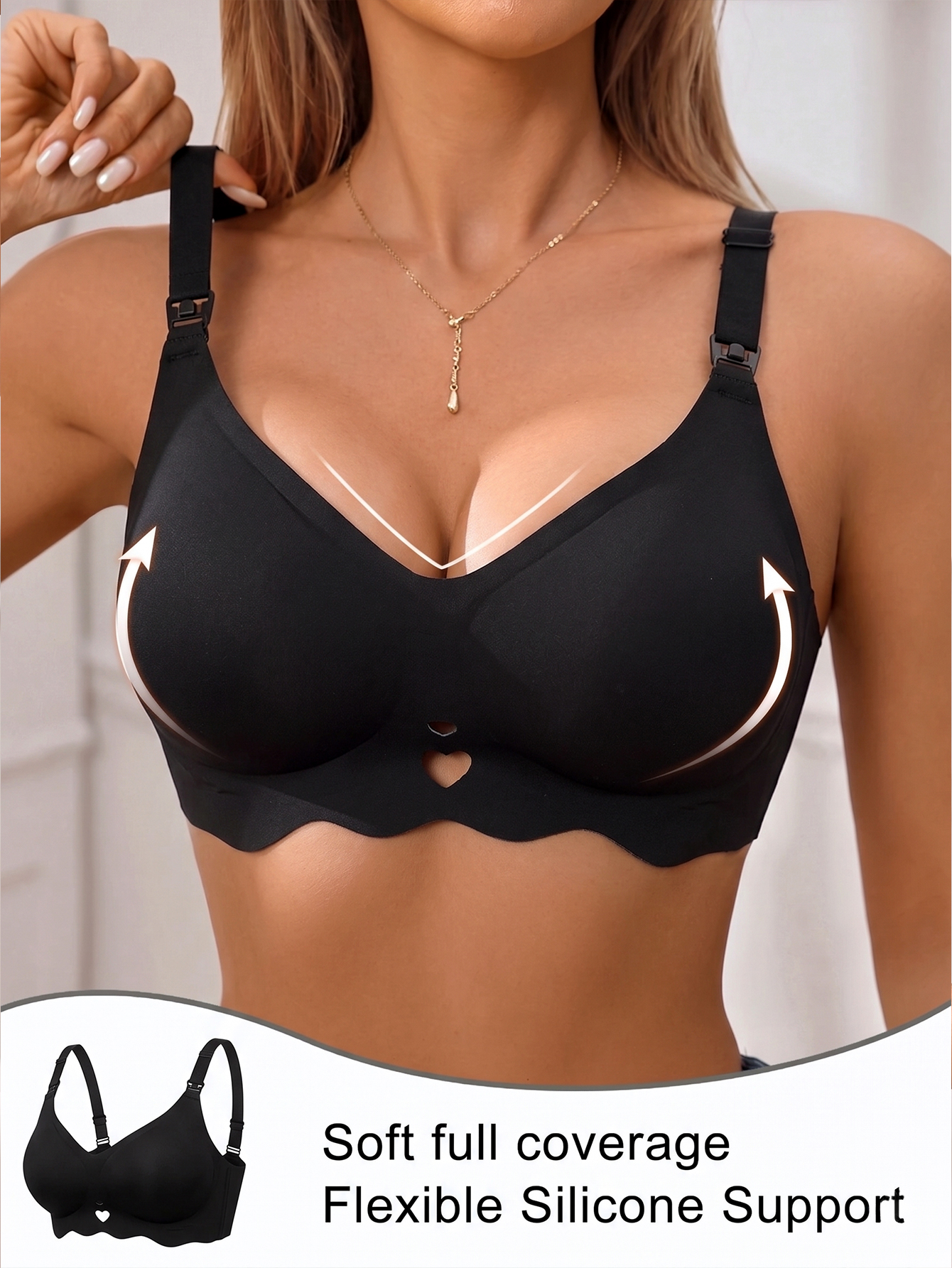 Seamless Wireless Nursing Bra  - đánh giá và giá Nursing Bra Clip