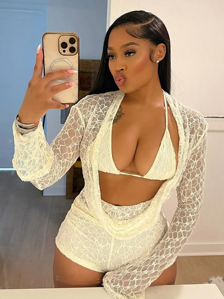 Weird Puss Sexy See Through 3  - đánh giá và giá Lace Bralette Set