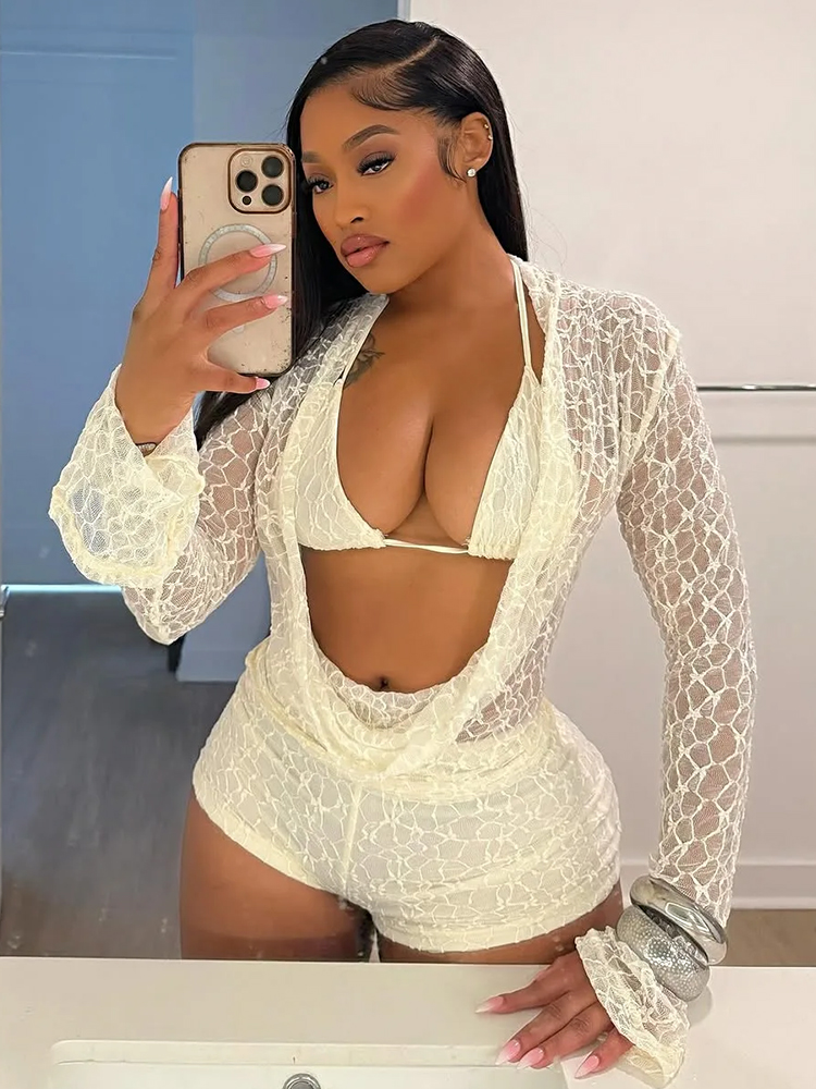 Weird Puss Sexy See Through 3  - đánh giá và giá Lace Bralette Set