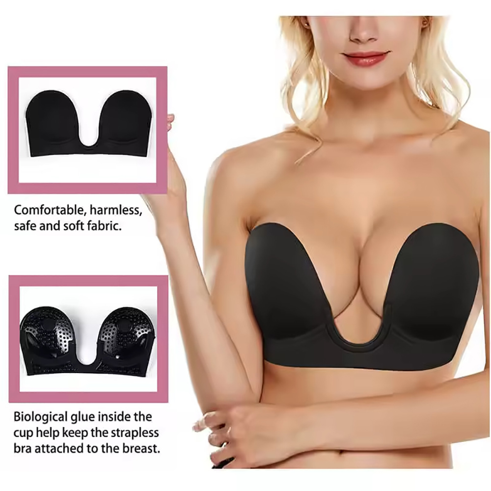 Invisible Push Up Bra Straples - đánh giá và giá Backless Bra Sticky