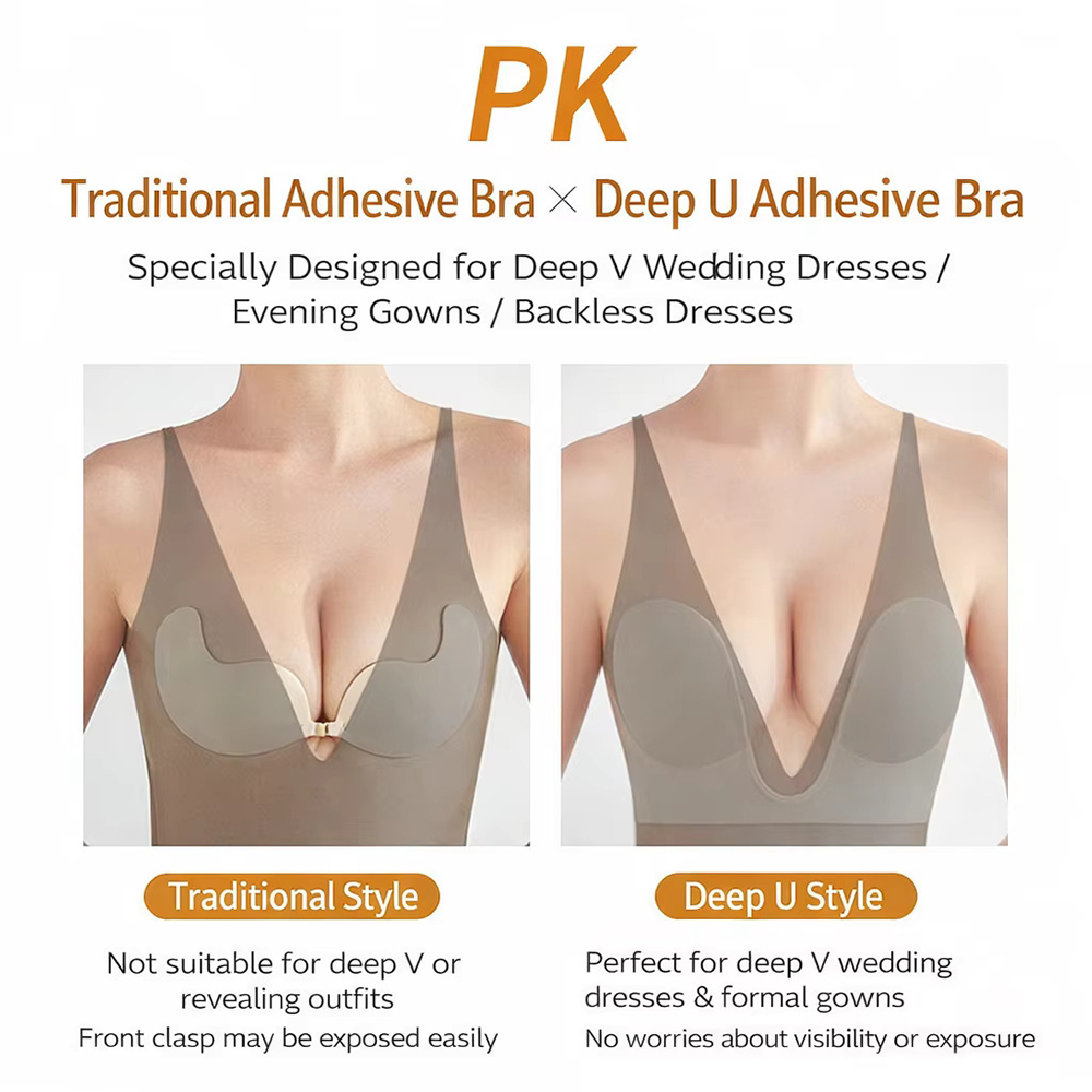 Invisible Push Up Bra Straples - đánh giá và giá Backless Bra Sticky