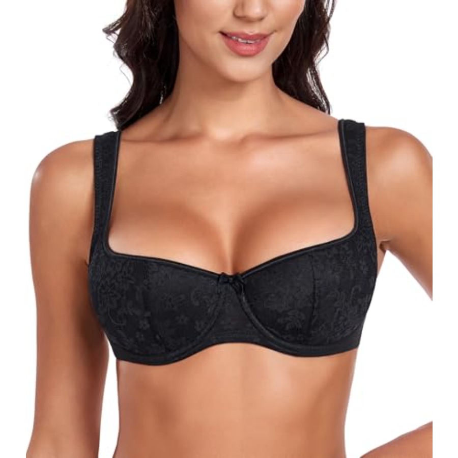 DotVol Women's Lightly Padded  - đánh giá và giá Demi Bra Balconette