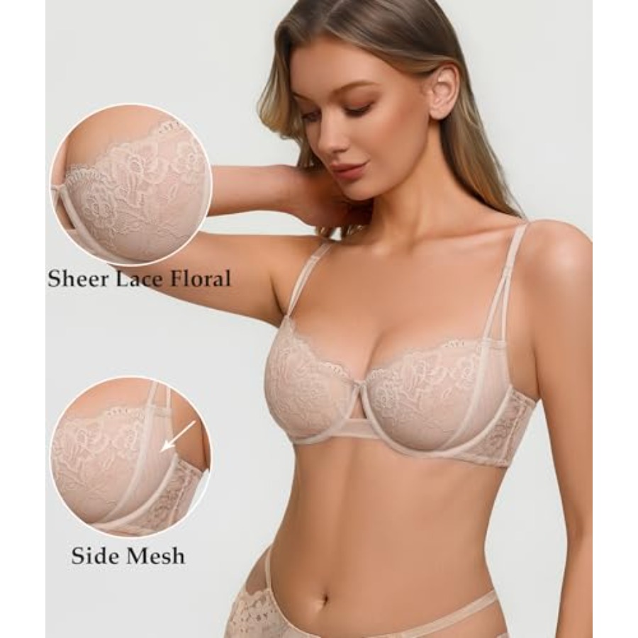 Avidlove Lace Bras for Women S - đánh giá và giá Sheer Mesh Bra