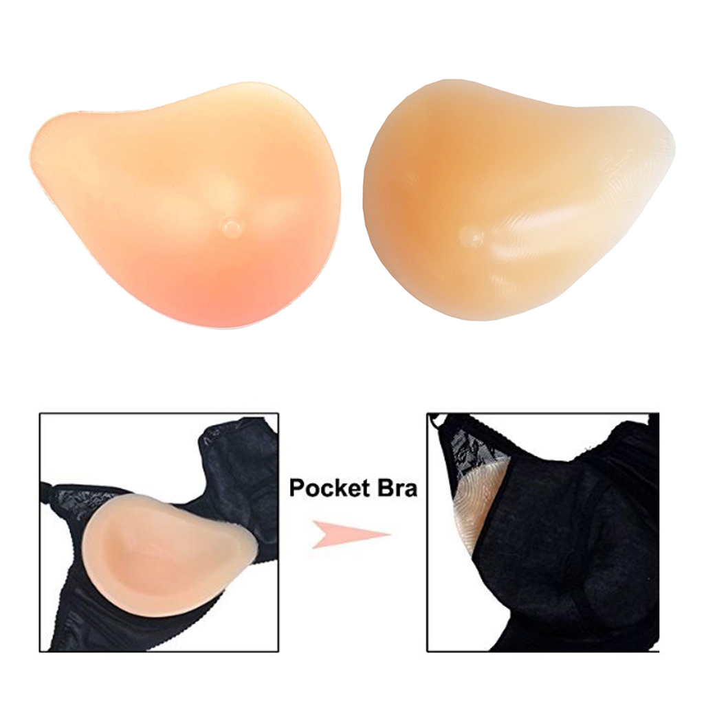 Silicone Breast Forms Mastecto - đánh giá và giá Mastectomy Bra Pocket