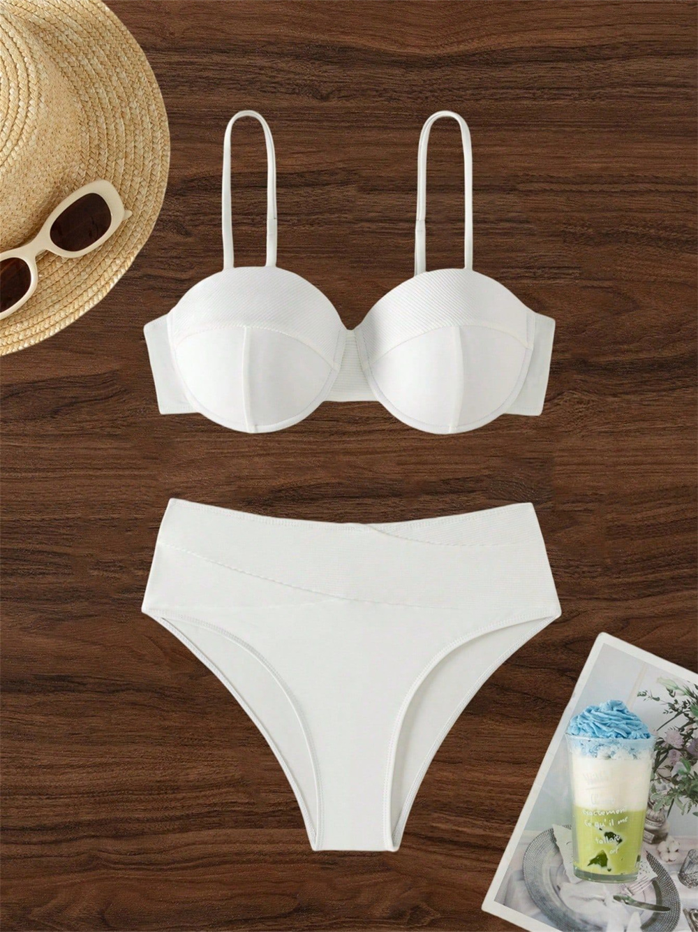 White Sling Bikini Bra Back La - đánh giá và giá Underwire Bra Padded