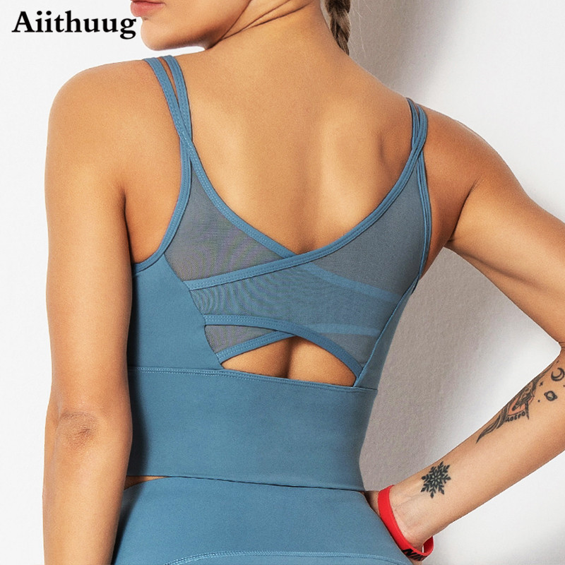 Aiithuug Yoga Bras Fitness Shi - đánh giá và giá Sports Bra Racerback