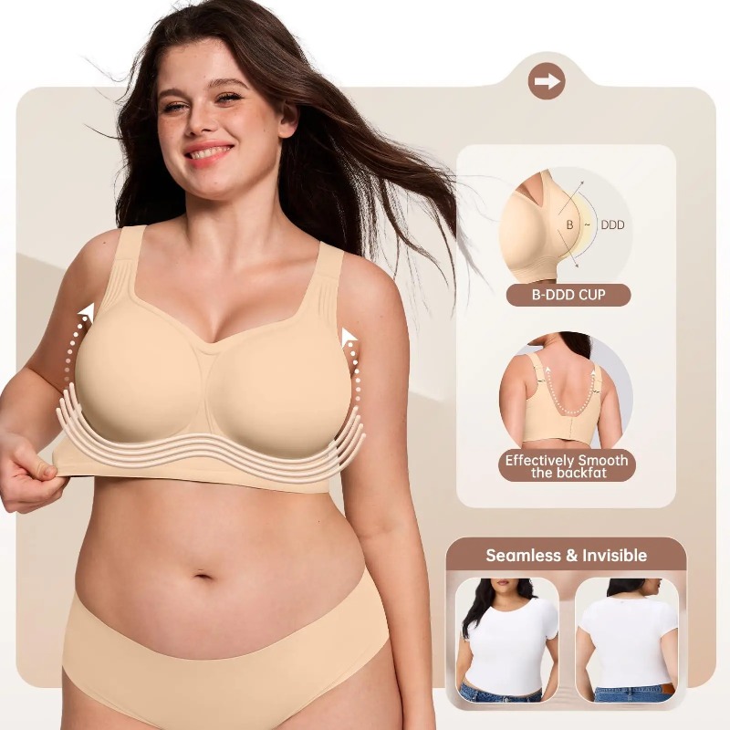 Large Size Non Marking Sports  - đánh giá và giá Wirefree Bra Comfort