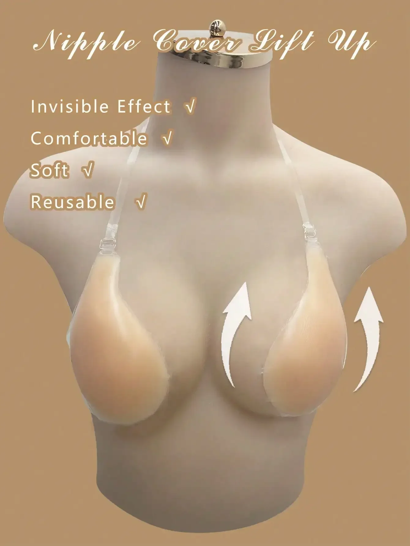 1pc Invisible Backless Straple - đánh giá và giá Push Up Bra Silicone