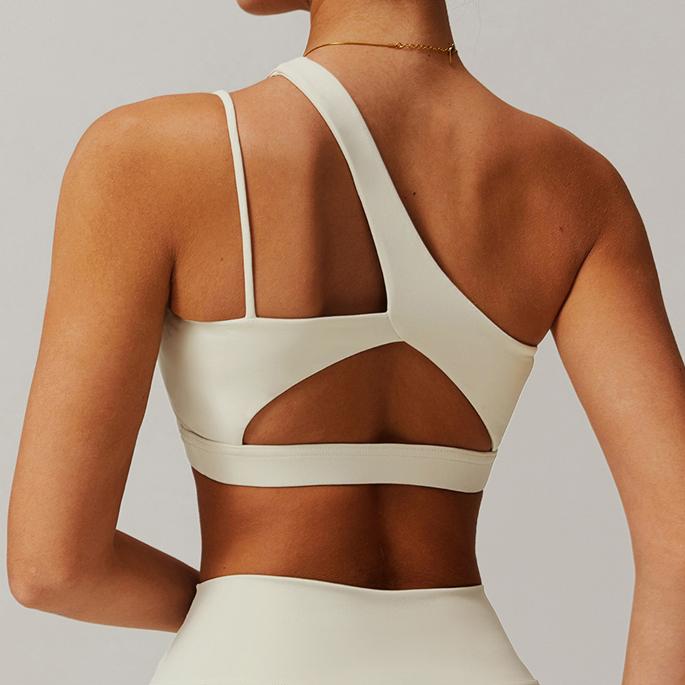 Oblique Shoulder Yoga Bra Wome - đánh giá và giá Sports Bra Racerback