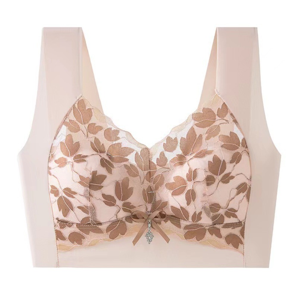Comfortable Leaf Lace Deep V B - đánh giá và giá Wirefree Bra Comfort