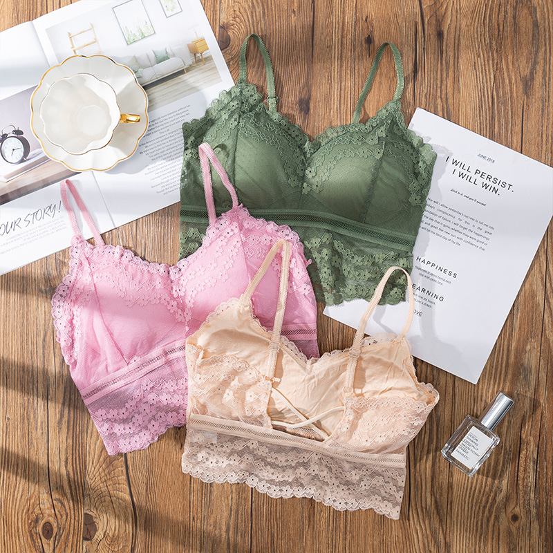 3D Sexy lace Lingerie Seamless - đánh giá và giá Lace Bralette Set