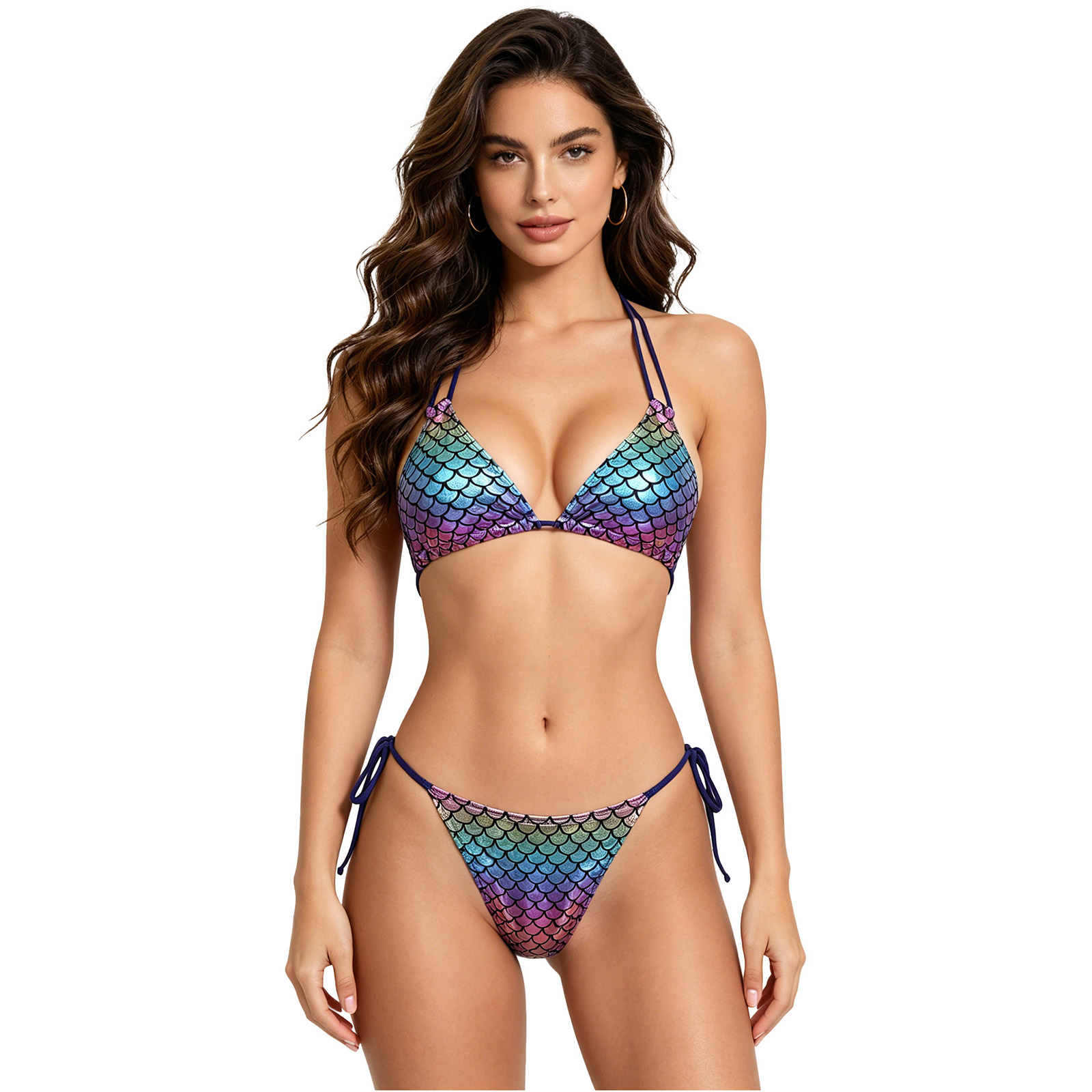 Women's Mermaid Bikini Swimsui - đánh giá và giá Underwire Bra Padded