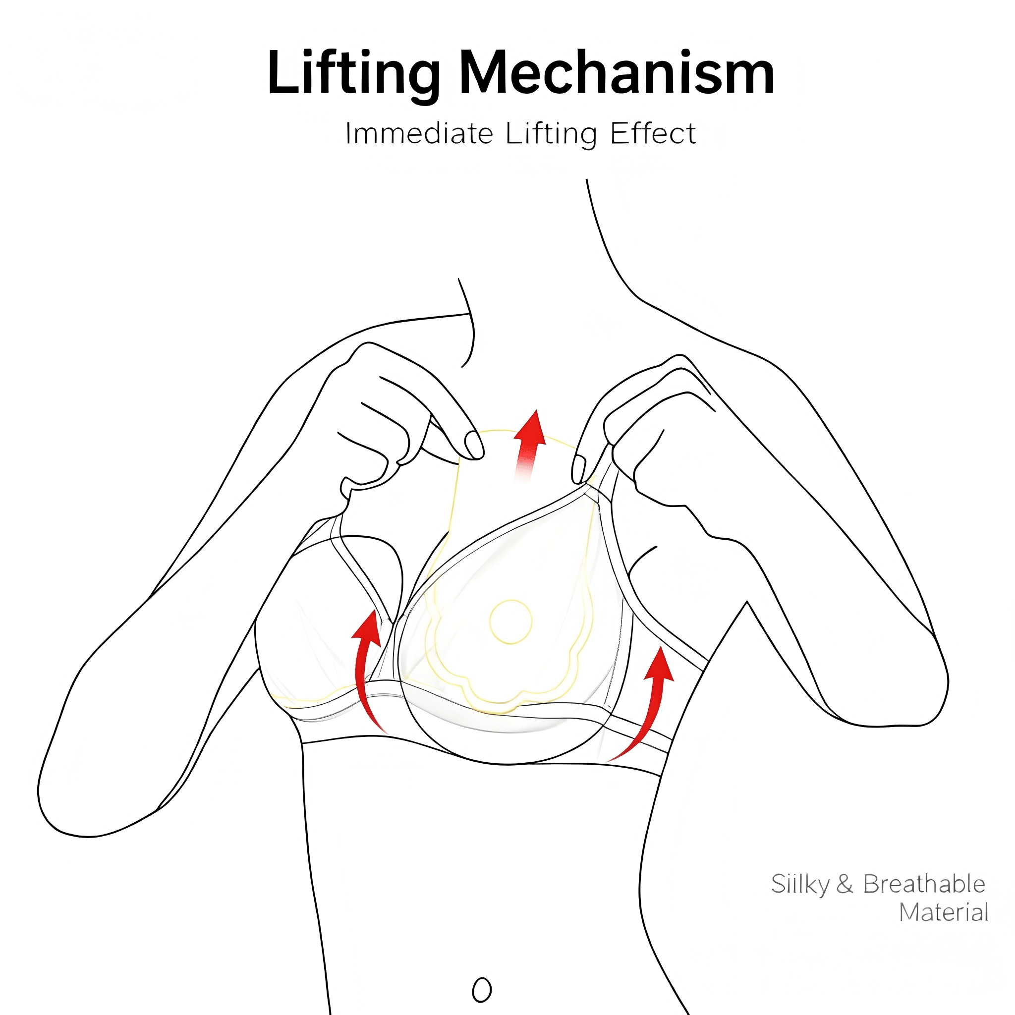 6.5cm Invisible Silicone Breas - đánh giá và giá Push Up Bra Silicone