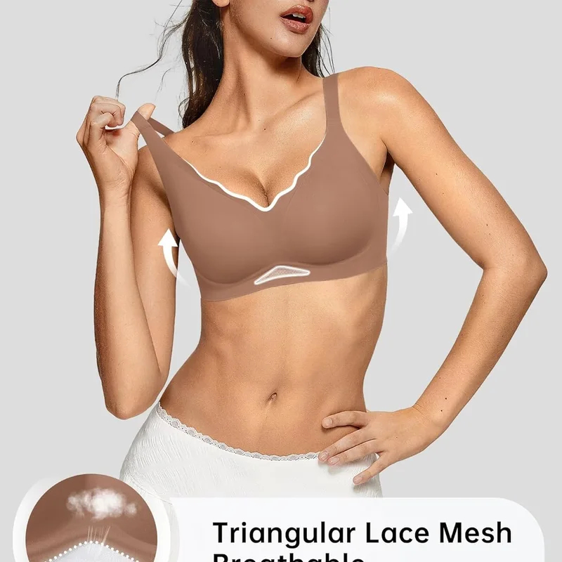 Women’s Wireless Bras Scallope - đánh giá và giá Wirefree Bra Comfort